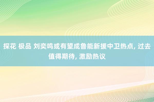 探花 极品 刘奕鸣或有望成鲁能新援中卫热点， 过去值得期待， 激励热议